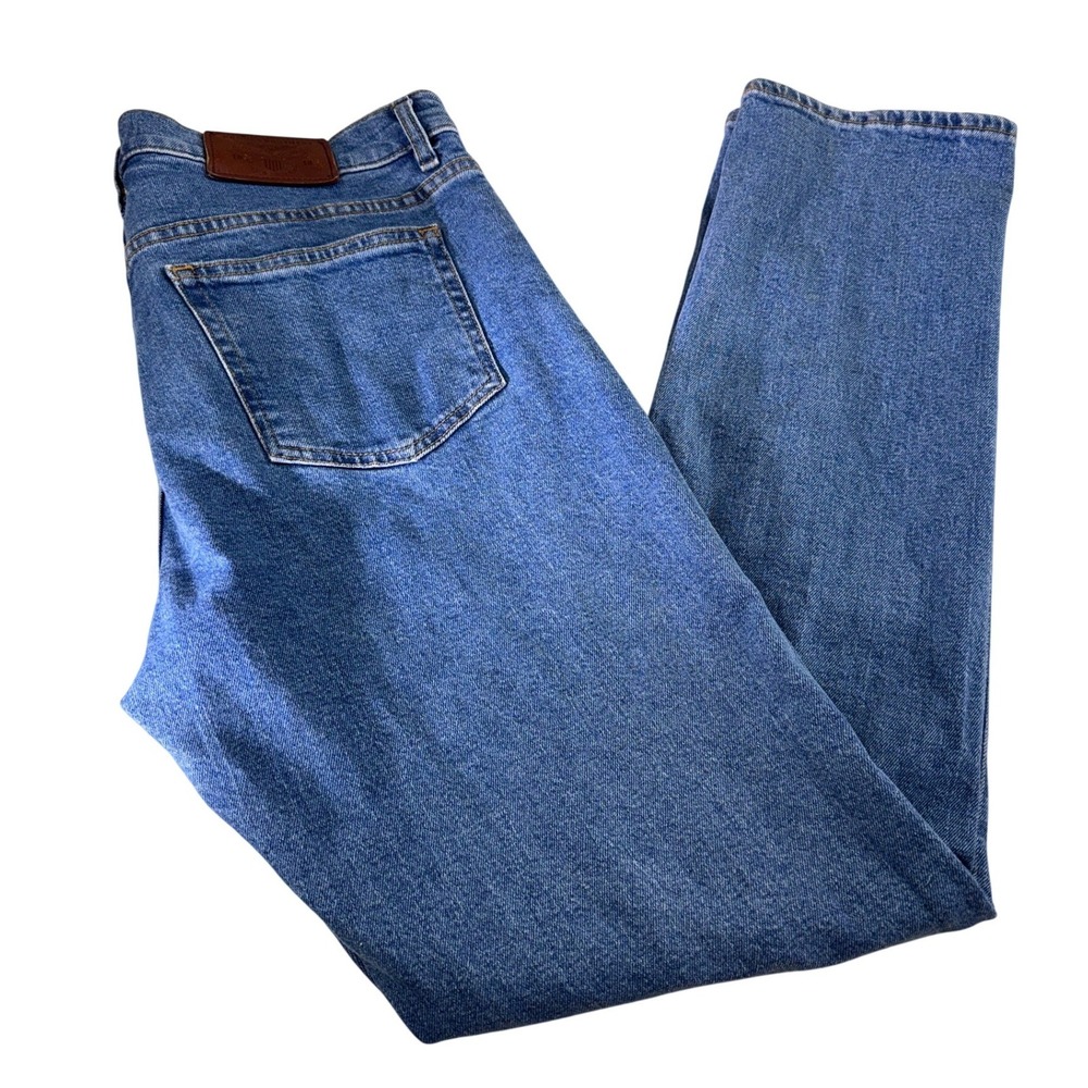 Brooks Brothers Men's Straight Leg Blue Denim Jeans Medium Wash 34x34 BB‎ 8779 A